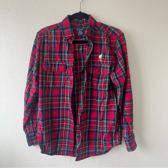 Faded Glory Other - Embroidered camel button up